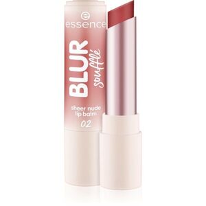 essence Blur Soufflé tónovací balzám na rty s matným efektem odstín 02 Nude Peach 3 g obraz