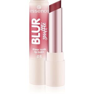 essence Blur Soufflé tónovací balzám na rty s matným efektem odstín 03 Nude Peach 3 g obraz