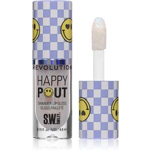 Revolution Happy Pout Shimmer Lip Gloss třpytivý lesk na rty odstín Stellar Shine 4.6 ml obraz