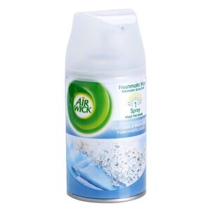 Air Wick Essential Oils Cool Linen & White Lilac osvěžovač vzduchu – náhradní náplň 250 ml obraz