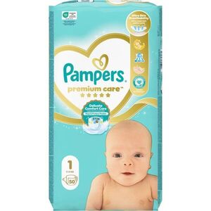 Pampers Premium Care Size 1 jednorázové pleny 2-5 kg 50 ks obraz