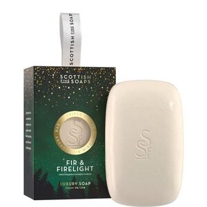 Scottish Fine Soaps Fir & Firelight tuhé mýdlo v krabičce 150 g obraz