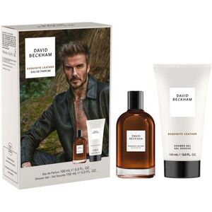 David Beckham Exquisite Leather dárková sada pro muže obraz