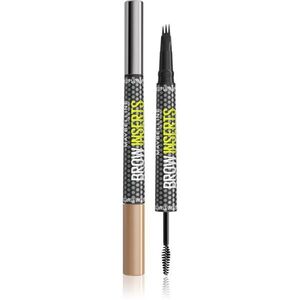 MAYBELLINE NEW YORK Brow Inserts fix na obočí s kartáčkem 2 v 1 odstín 01 Blonde 1.25 ml obraz