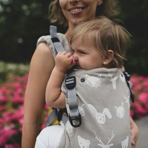 SESTRICE Dreamers natur carrier dětské nosítko 3m+ šedé obraz