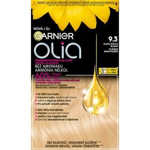 Garnier Olia Big Kit permanentní barva na vlasy odstín 9.3 Gold Light Blond 1 ks obraz