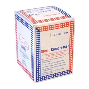 STERIWUND Kompres gáza sterilní 5 x 5cm 25x2 kusů obraz