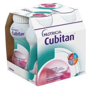 CUBITAN s příchutí jahoda 4 x 200 ml obraz