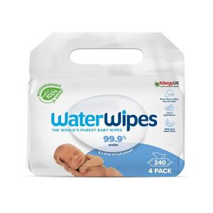 WaterWipes 100% BIO odbouratelné ubrousky 4x60 ks obraz