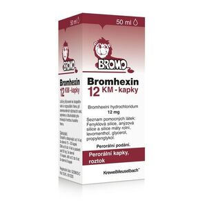 Bromhexin 12 KM kapky 50 ml obraz