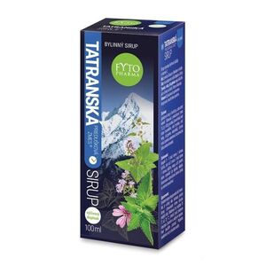 Fytopharma Tatranská průdušková směs bylinný sirup 100 ml obraz