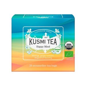 Kusmi Tea Organic Happy Mind mušelínové sáčky 20x2, 2 g obraz