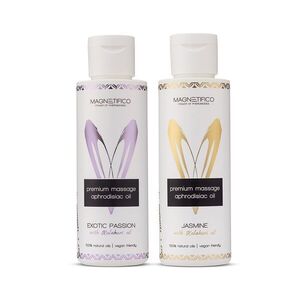 MAGNETIFICO Masážní olej Exotic passion + Jasmine 2x100 ml obraz