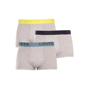 Levi's 3PACK pánské boxerky šedé (905042001 015) M obraz