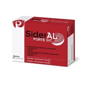 SIDERAL Forte Železo Sucrosomial® + Vitamín C 30 mg 30 tobolek obraz