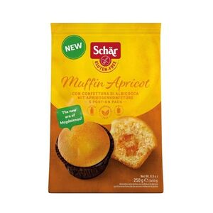 SCHÄR Muffin Apricot muffiny plněné meruňkovou marmeládou bez lepku 250 g obraz