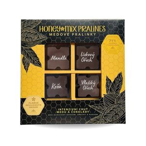 HoneyMix Medové pralinky plněné medem a ořechy 4x12 g obraz