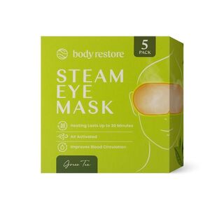 Body Restore Samozahřívací relaxační maska na oční okolí zelený čaj 5 ks obraz