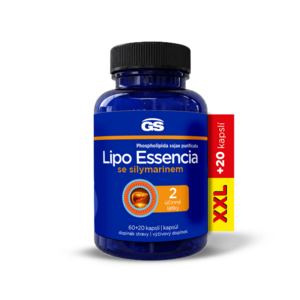 GS Lipo Essencia se silymarinem XXL 60+20 kapslí obraz