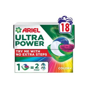 Ariel Ultra Power Pods Color+ kapsle na praní 18 ks obraz