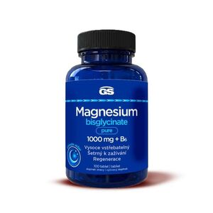 GS Magnesium bisglycinate pure 1000 mg + B6 100 tablet obraz