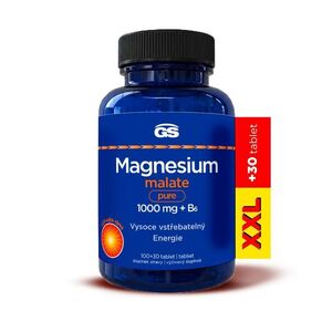 GS Magnesium malate pure 1000 mg + B6 XXL 100+30 tablet obraz