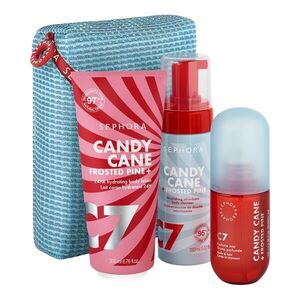 SEPHORA COLLECTION - BATH & BODY SET - Sada do koupele a na tělo, cukrová hůlka a ojíněná borovice obraz