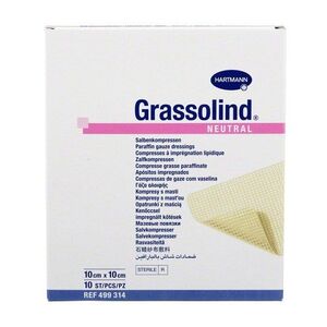 Grassolind Neutral Kompres sterilní 10 x 10 cm 10 ks obraz