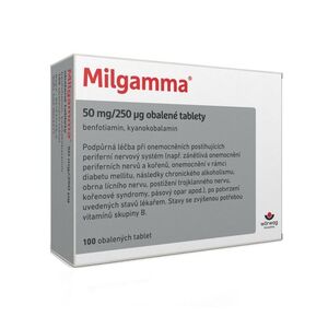 Milgamma 50 mg/250 μg 100 obalených tablet obraz
