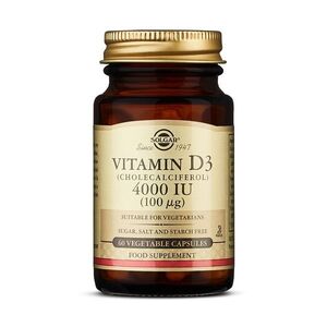 Solgar Vitamin D3 4000 IU 60 kapslí obraz