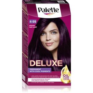 Schwarzkopf Palette Deluxe permanentní barva na vlasy odstín 4-99 Tmavě fialový 1 ks obraz