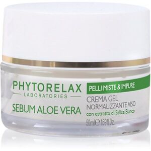 Phytorelax Laboratories Bio Sebum Aloe Vera hydratační gel krém na redukci mastnoty pleti 50 ml obraz