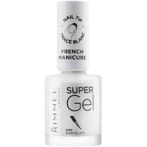 Rimmel Super Gel Step 1 lak na francouzskou manikúru odstín 090 Porcelain 12 ml obraz