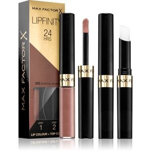 Max Factor Lipfinity Lip Colour dlouhotrvající rtěnka s balzámem odstín 350 Essential Brown 4, 2 g obraz