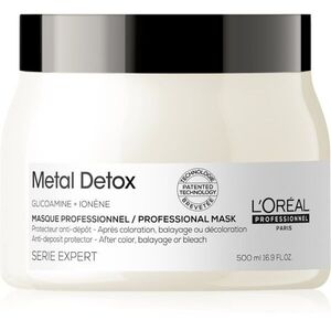 L’Oréal Professionnel Serie Expert Metal Detox hloubkově vyživující maska pro barvené a poškozené vlasy 500 ml obraz