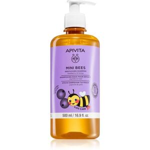 Apivita Mini Bees Gentle Kids Shampoo Blueberry & Honey šampon pro jemné vlasy pro děti 500 ml obraz