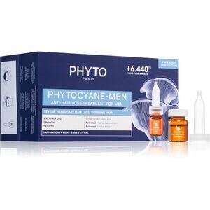 Phyto Phytocyane Anti-Hair Loss Treatment For Men péče pro podporu růstu a proti vypadávání vlasů 12x3.5 ml obraz