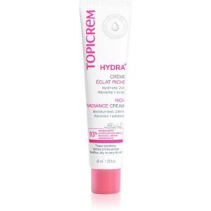Topicrem Hydra+ Rich Radiance Cream intenzivní hydratační krém na den 40 ml obraz