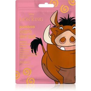 Mad Beauty Lion King Pumba hydratační plátýnková maska 25 ml obraz
