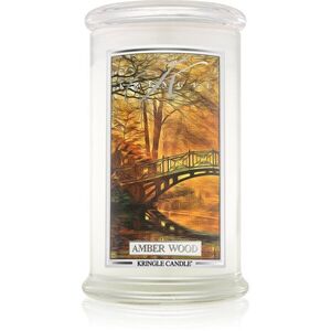 Kringle Candle Amber Wood vonná svíčka 624 g obraz