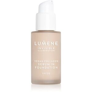 Lumene Invisible Illumination Vegan Collagen Serum in Foundation lehký make-up s vyživujícím účinkem SPF 30 0.5 30 ml obraz