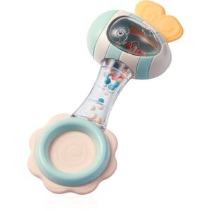 BabyOno Rattle With Teether 3m+ kousátko s chrastítkem Bee 1 ks obraz