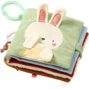 BabyOno Reversible Sensory Cloth Book 0m+ kontrastní edukativní knížka Nature 1 ks obraz