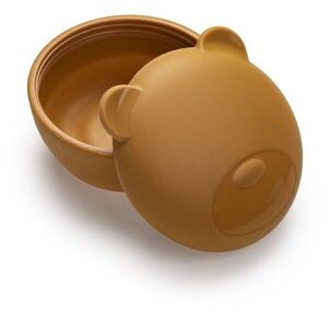 Melii Silicone Bowl with Lid svačinový box Bear 350 ml obraz