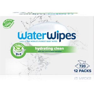 WaterWipes Hydrating Clean osvěžující vlhčené ubrousky 12x60 ks obraz