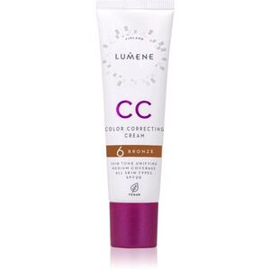 Lumene CC Color Correcting Cream CC krém pro jednotný tón pleti SPF 20 odstín 6 Bronze (Neutral) 30 ml obraz