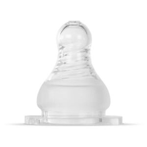 Baboo Liquid Silicone Teat Fast Flow savička na láhev Narrow Neck 6m+ 2 ks obraz