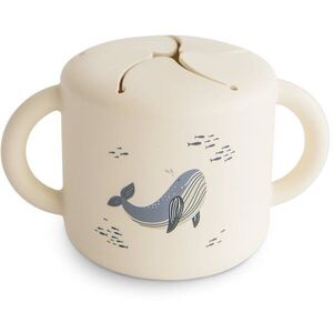 Mushie Baby Snack Cup hrnek na svačinku Whales 1 ks obraz
