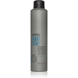 KMS Hair Stay Working Hairspray lak na vlasy pro vlasy namáhané teplem 300 ml obraz