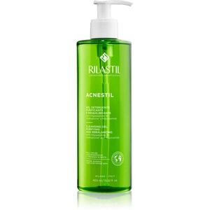 Rilastil Acnestil čisticí gel pro redukci kožního mazu pro mastnou pleť se sklonem k akné 400 ml obraz